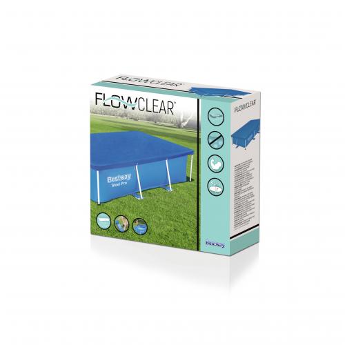 Тент для прямоугольных, каркасных бассейнов (259х170см) 8 шт/упак 58105 - фото 4