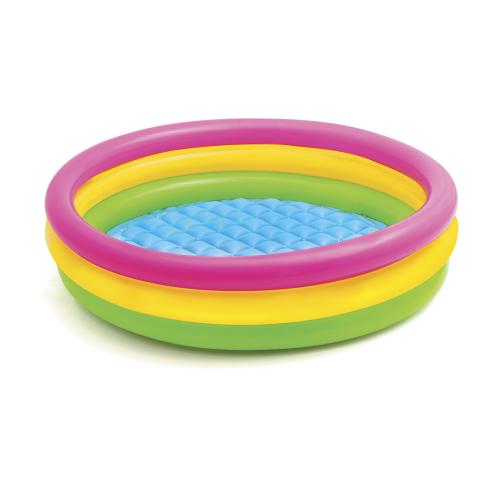 Бассейн "Радуга" круглый средний (114х25) 6 шт/упак 57412 - фото 1